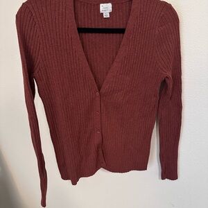 a new day Women's Ribbed Cardigan Sweater